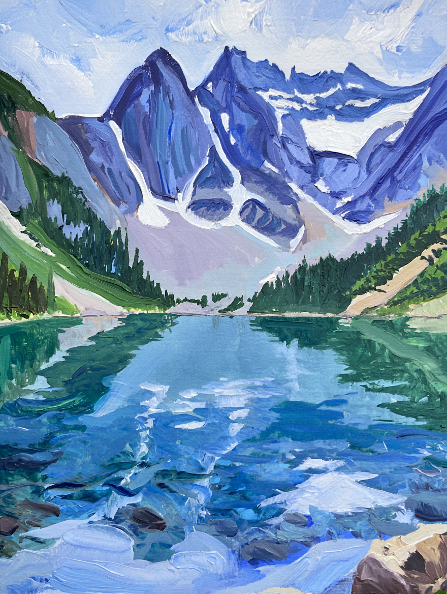 Elegant Portrait Canvas Print - MITUGONI ART Elegant Collection