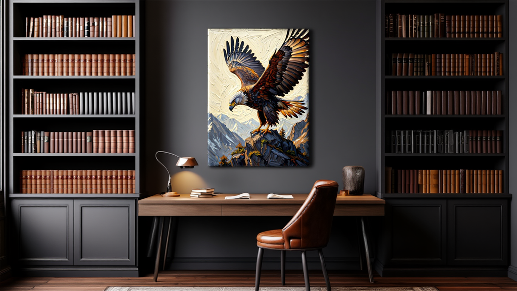 Premium Giclée Art Print (Paper or Canvas) - Eagle Mountain Majesty