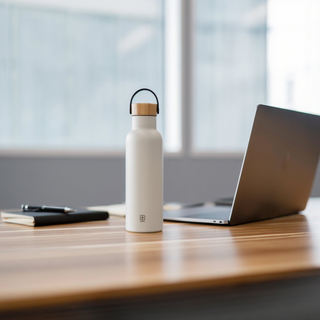 SWISS Metal Water Bottle with Custom Printing