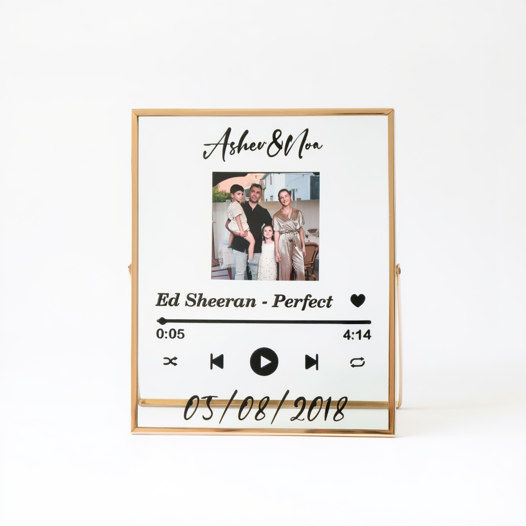 Custom Style Music Plaque - Personalized Gift