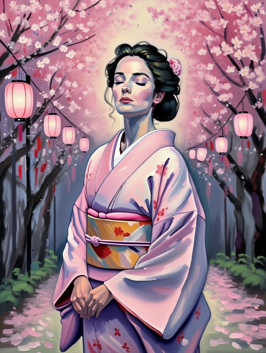 Elegant Portrait Canvas Print - MITUGONI ART Elegant Collection