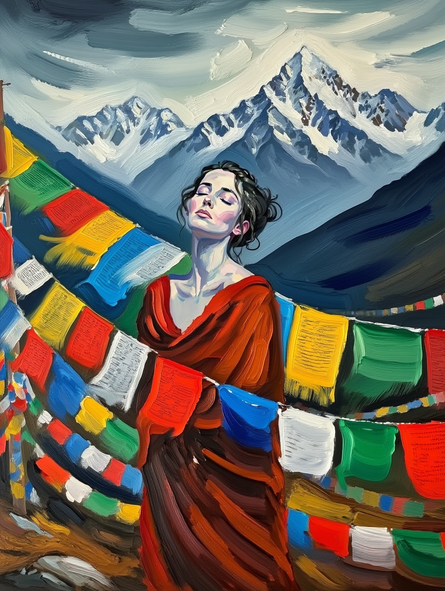 Elegant Portrait Canvas Print - MITUGONI ART Elegant Collection