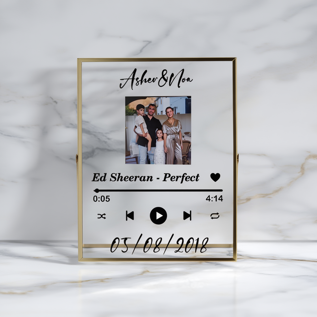 Custom Style Music Plaque - Personalized Gift