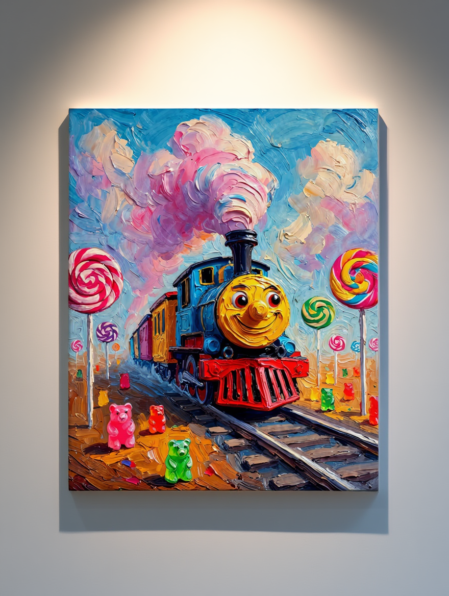 Sweet Journey Express - Premium Canvas Art Print