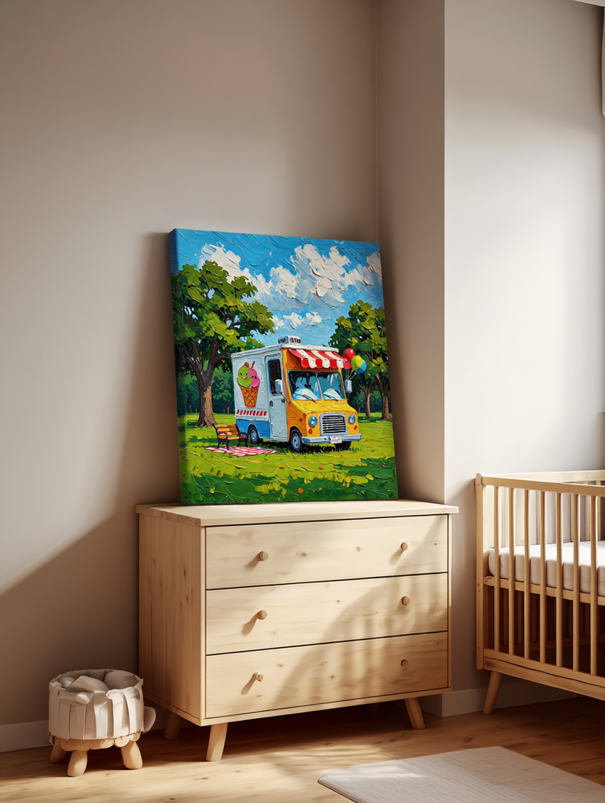 Sweet Treats Express - Premium Canvas Art Print