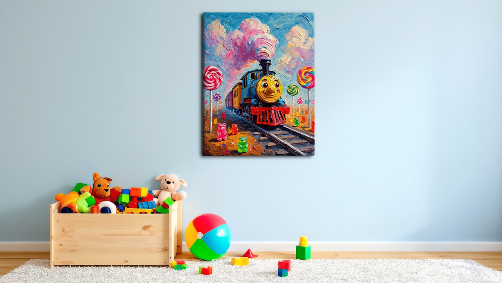 Sweet Journey Express - Premium Canvas Art Print