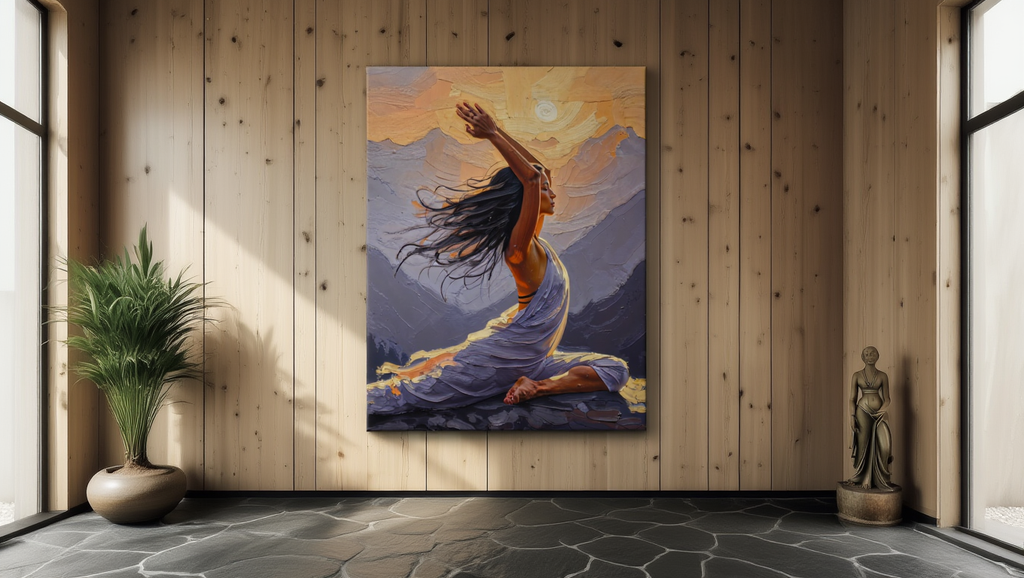 Premium Giclée Art Print (Paper or Canvas) - Mountain Meditation