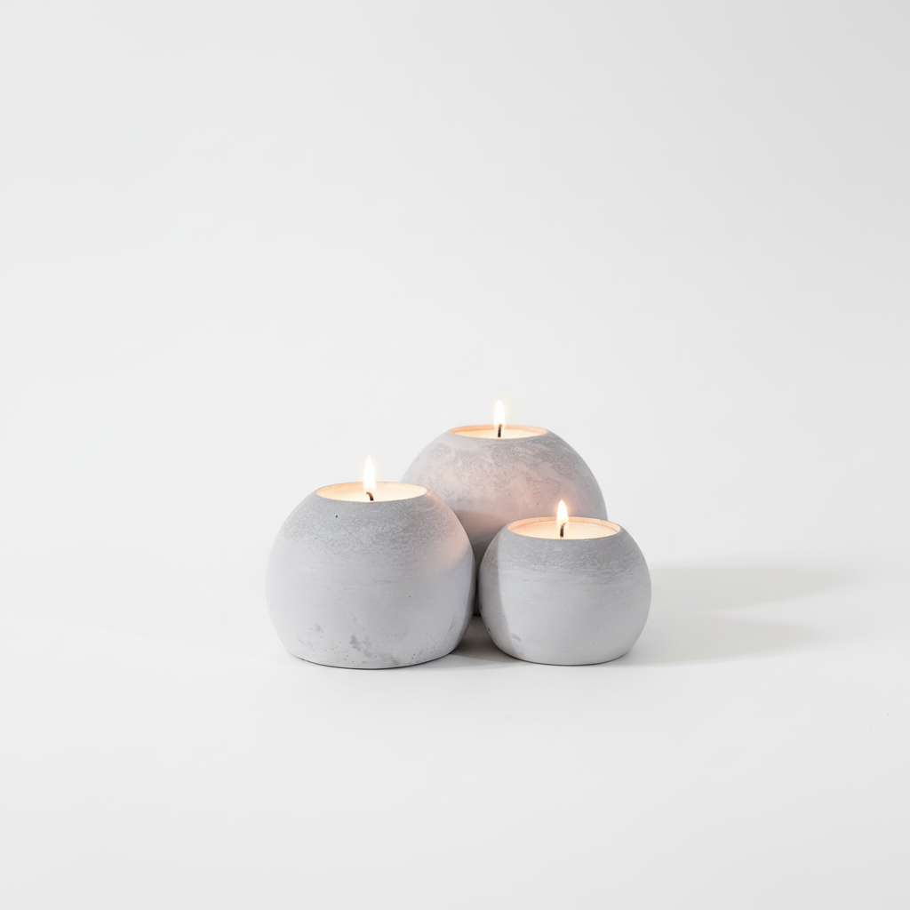 The Concrete Orb Trio – High Performance Polymer Concrete