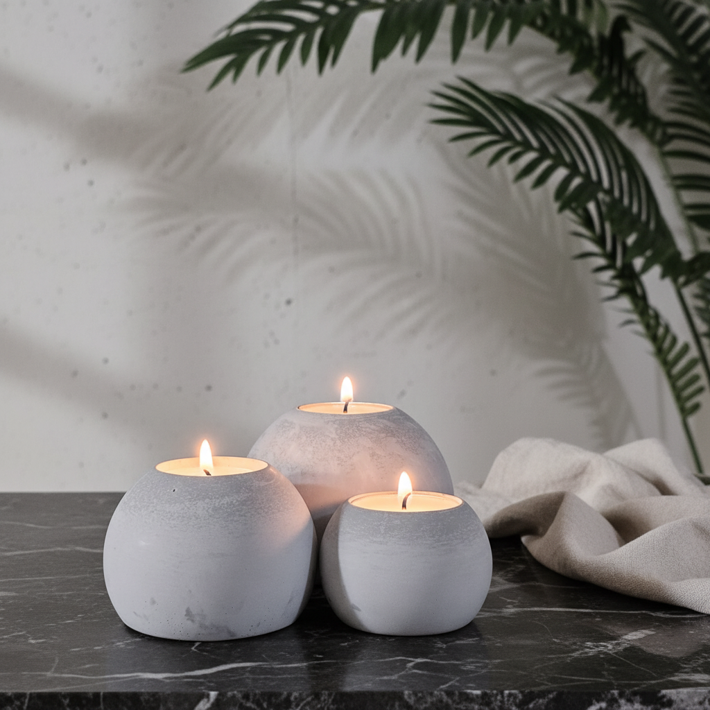 The Concrete Orb Trio – High Performance Polymer Concrete