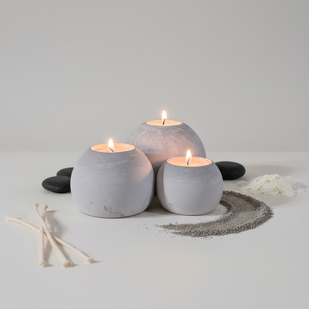 The Concrete Orb Trio – High Performance Polymer Concrete