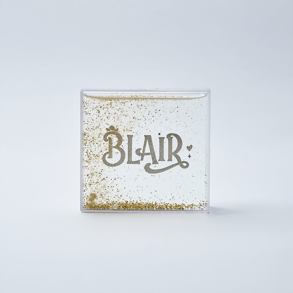 Custom Glitter Name Frame